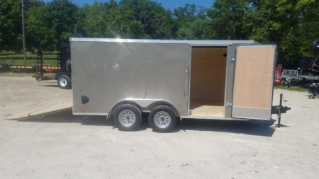 New 2024 Interstate 7x14 IFC Low Profile Motorcycle Trailer