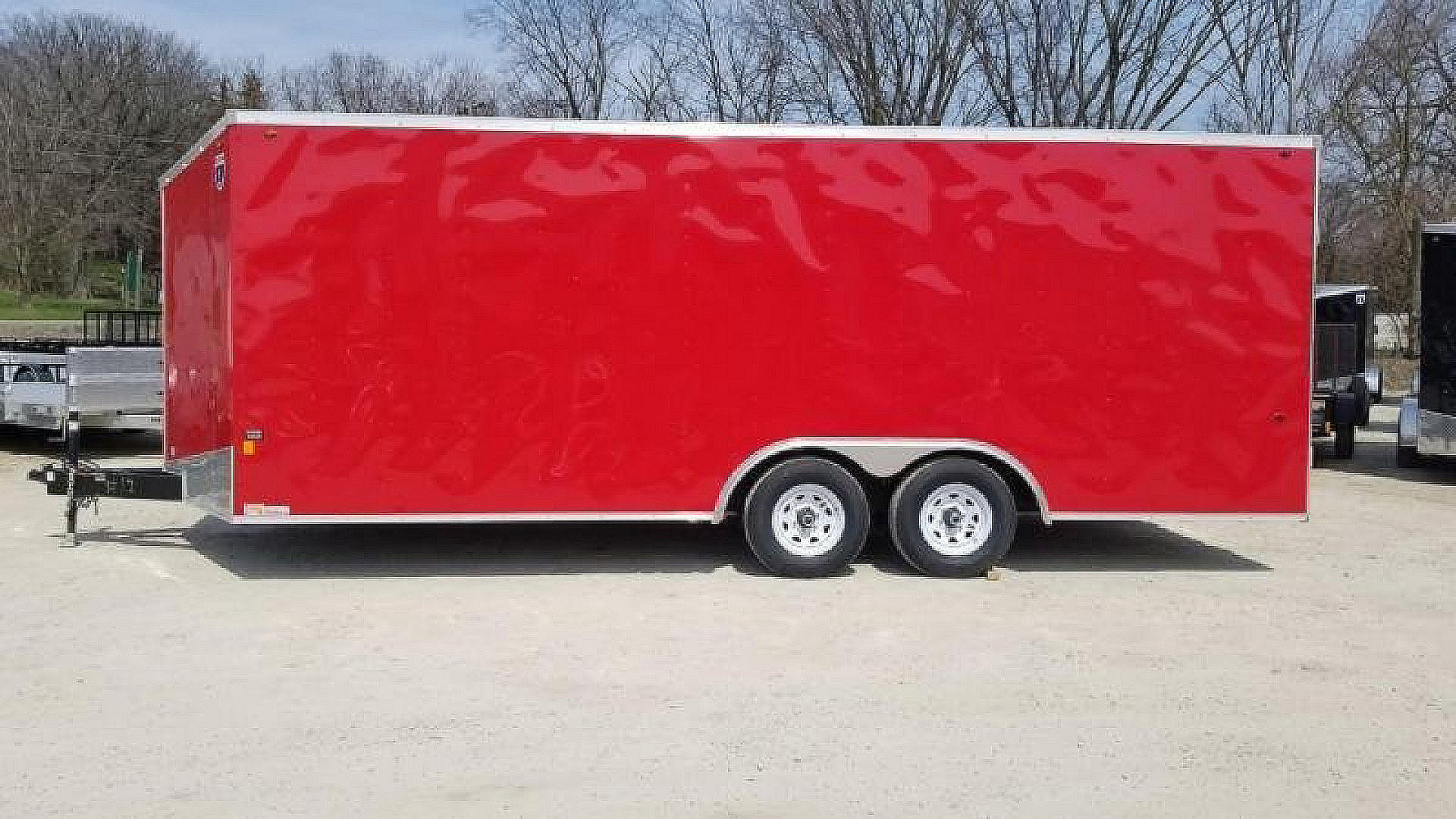 Used FOR RENT ONLY #19 8.5x20 Interstate Enclosed Car Hauler