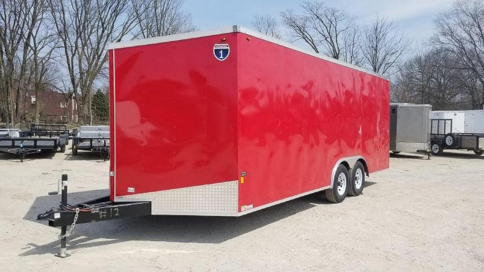 Used FOR RENT ONLY #19 8.5x20 Interstate Enclosed Car Hauler
