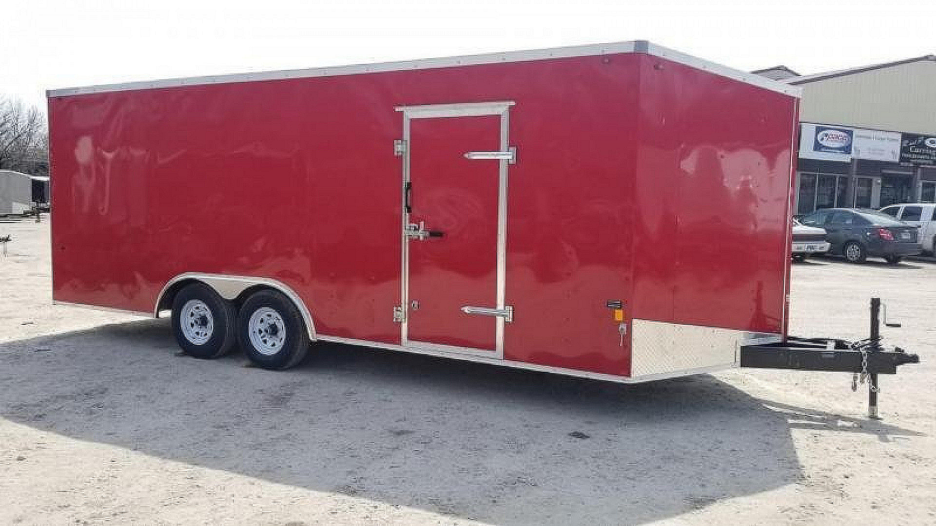 Used FOR RENT ONLY #19 8.5x20 Interstate Enclosed Car Hauler