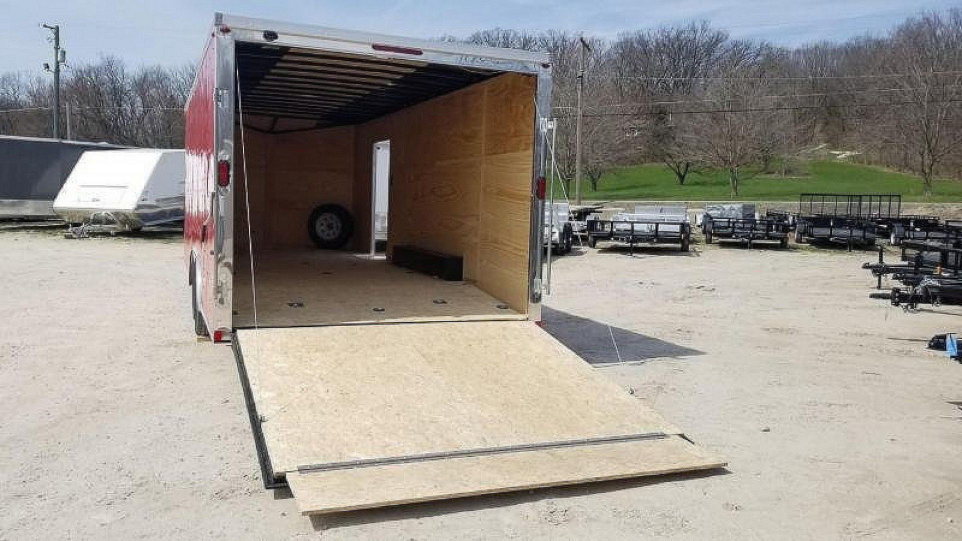 Used FOR RENT ONLY #19 8.5x20 Interstate Enclosed Car Hauler