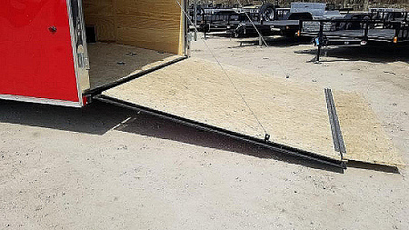 Used FOR RENT ONLY #19 8.5x20 Interstate Enclosed Car Hauler