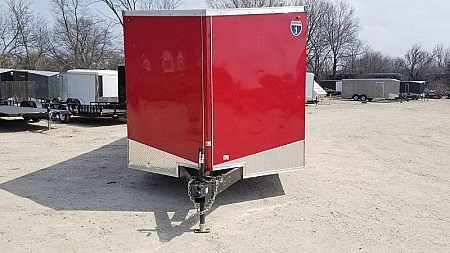 Used FOR RENT ONLY #19 8.5x20 Interstate Enclosed Car Hauler