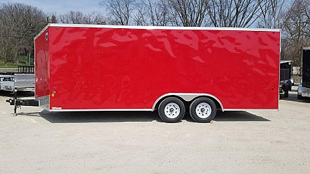 Used FOR RENT ONLY #19 8.5x20 Interstate Enclosed Car Hauler