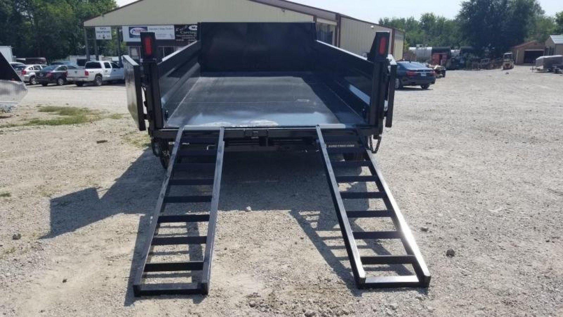 New 2023 Sure-Trac 82x14 Gooseneck Telescopic Dump Trailer 16k