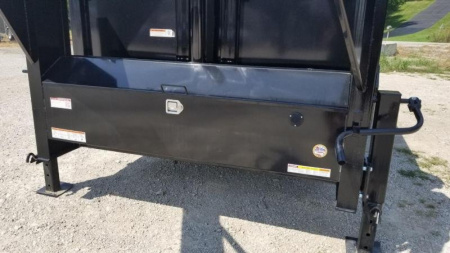 New 2023 Sure-Trac 82x14 Gooseneck Telescopic Dump Trailer 16k