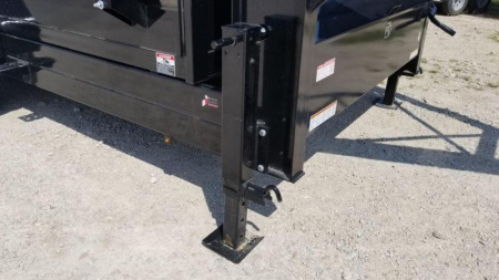 New 2023 Sure-Trac 82x14 Gooseneck Telescopic Dump Trailer 16k