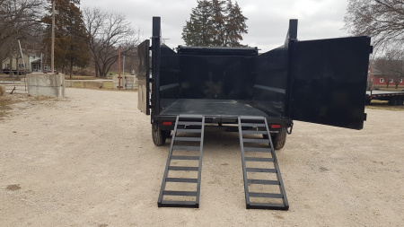 New 2027 Sure-Trac 82x12 Telescopic Dump Trailer w/4' Sides 14k