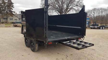 New 2027 Sure-Trac 82x12 Telescopic Dump Trailer w/4' Sides 14k