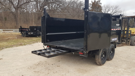 New 2027 Sure-Trac 82x12 Telescopic Dump Trailer w/4' Sides 14k