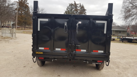 New 2027 Sure-Trac 82x12 Telescopic Dump Trailer w/4' Sides 14k