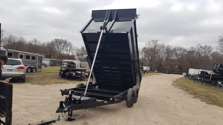 New 2027 Sure-Trac 82x12 Telescopic Dump Trailer w/4' Sides 14k