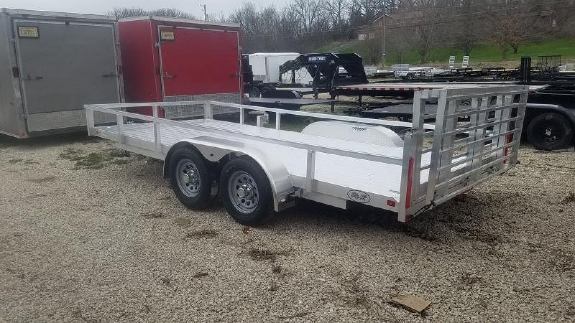 New 2025 R&R 7x16 All Aluminum Utility Trailer Utility Trailer