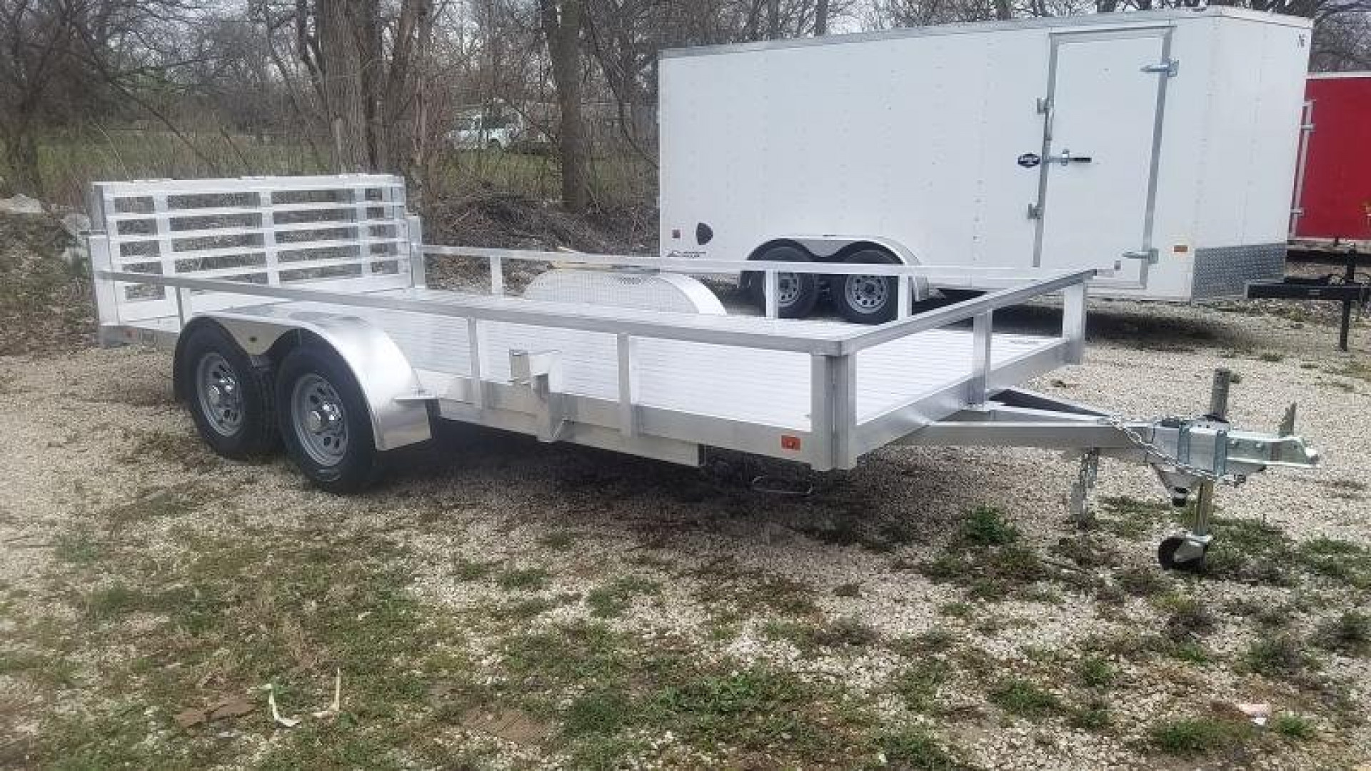 New 2025 R&R 7x16 All Aluminum Utility Trailer Utility Trailer
