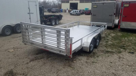 New 2025 R&R 7x16 All Aluminum Utility Trailer Utility Trailer