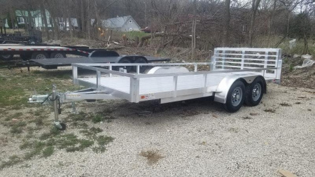 New 2025 R&R 7x16 All Aluminum Utility Trailer Utility Trailer
