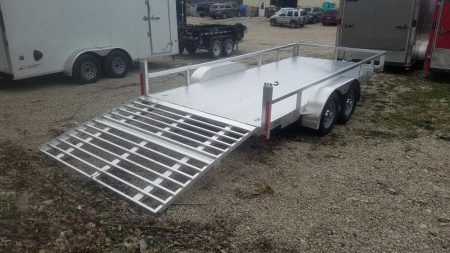 New 2025 R&R 7x16 All Aluminum Utility Trailer Utility Trailer