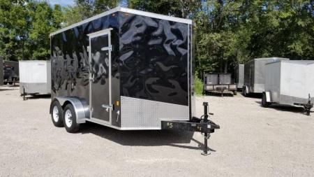 Used FOR RENT ONLY #5 7x12 TANDEM Interstate Cargo Trailer