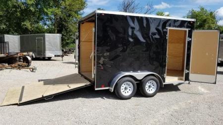 Used FOR RENT ONLY #5 7x12 TANDEM Interstate Cargo Trailer