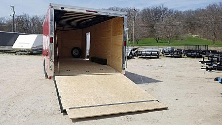 Used FOR RENT ONLY #9 8.5x20 Interstate Enclosed Car Hauler