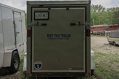 Used FOR RENT ONLY #3 5x8 Interstate Cargo Trailer