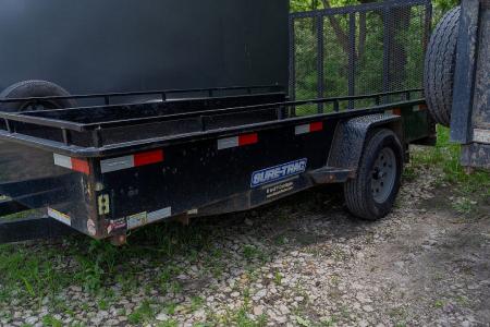 Used FOR RENT ONLY #8 6x12 Sure-Trac Utility Trailer w/Gate