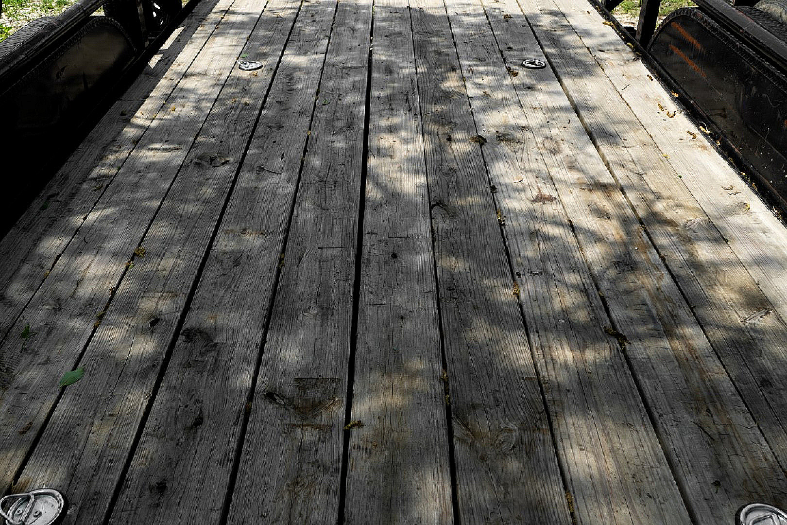 Used FOR RENT ONLY #11 77x16 M.E.B. Utility Trailer w/Ramps