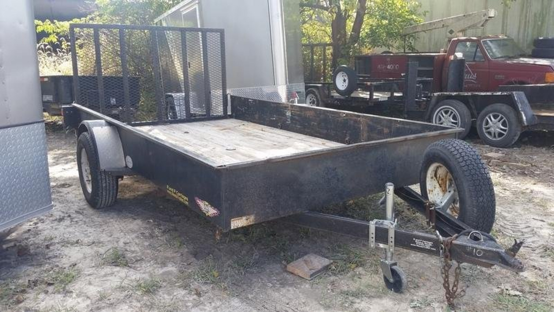 Used FOR RENT ONLY #10 H and H 7x12 Utility Trailer w/Gate