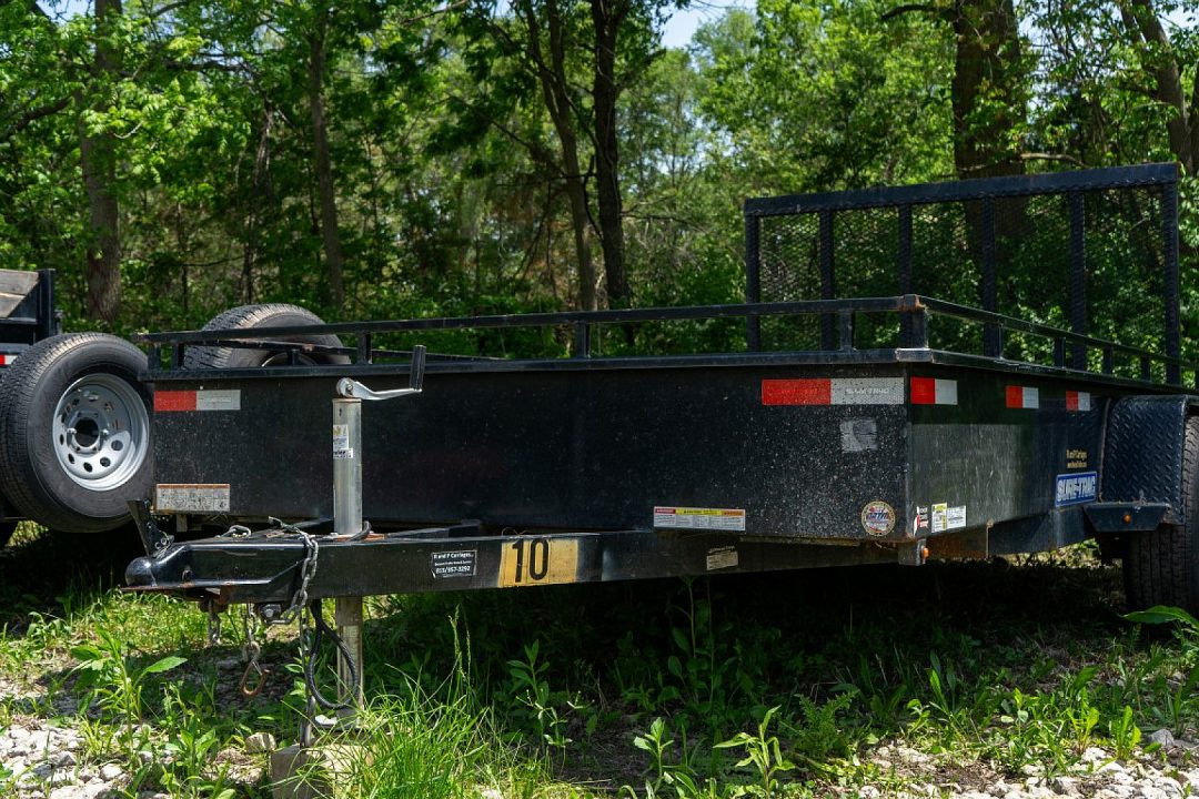 Used FOR RENT ONLY #10 7x12 Sure-Trac Steel High Side