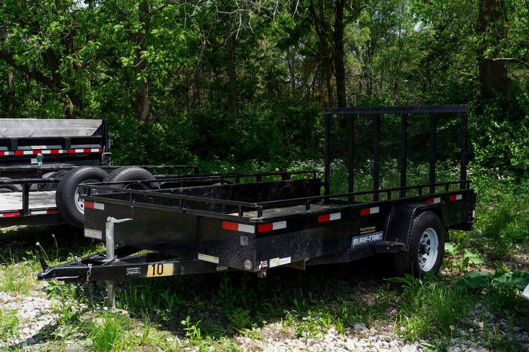 Used FOR RENT ONLY #10 7x12 Sure-Trac Steel High Side