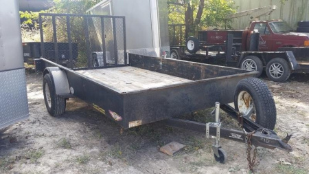 Used FOR RENT ONLY #10 H and H 7x12 Utility Trailer w/Gate