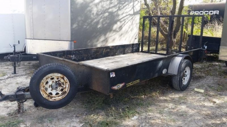 Used FOR RENT ONLY #10 H and H 7x12 Utility Trailer w/Gate