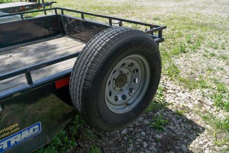 Used FOR RENT ONLY #10 7x12 Sure-Trac Steel High Side
