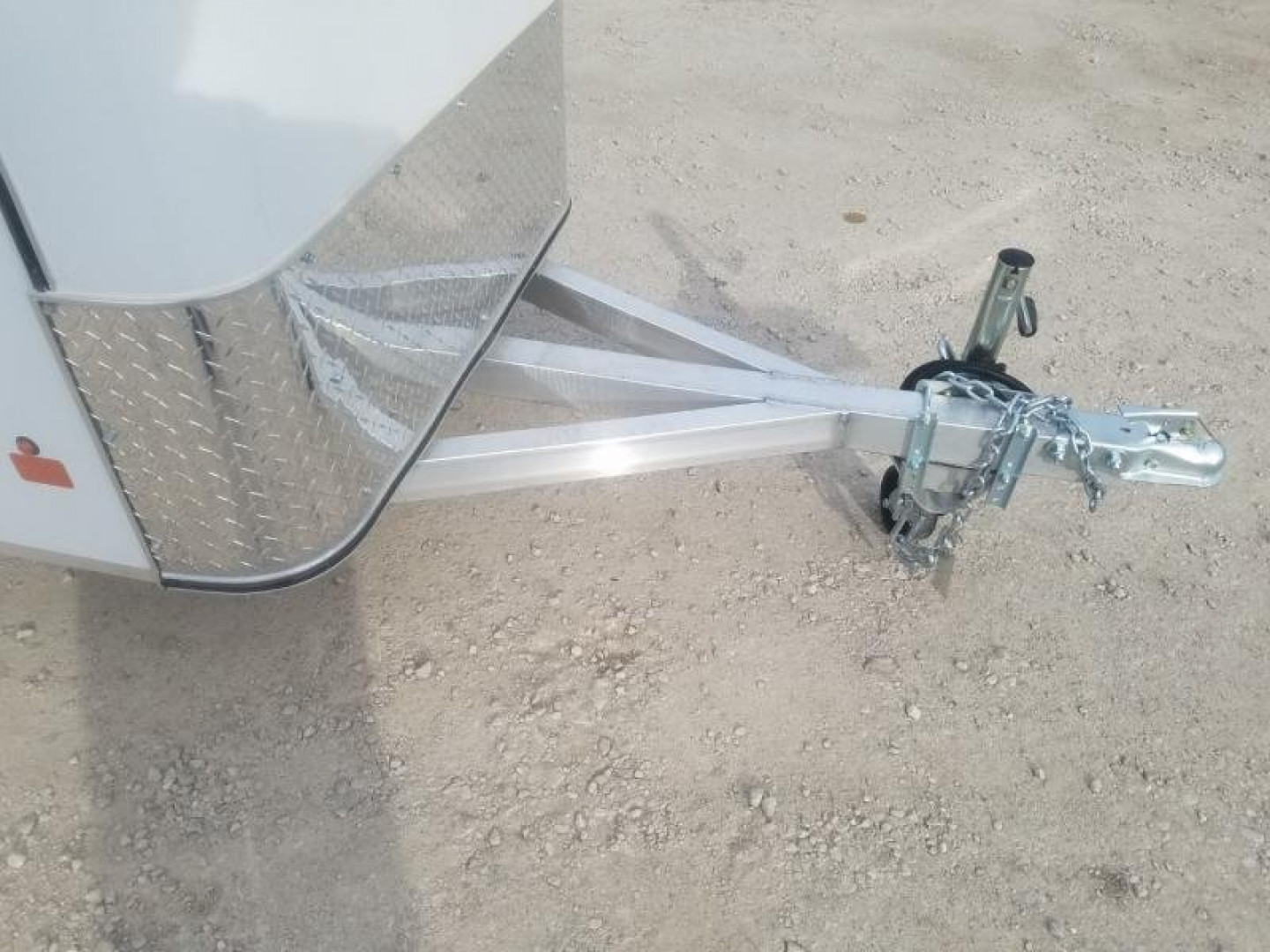 New 2024 R and R Trailers 4x8 Enclosed All Aluminum Cargo Trailer 3k GVWR