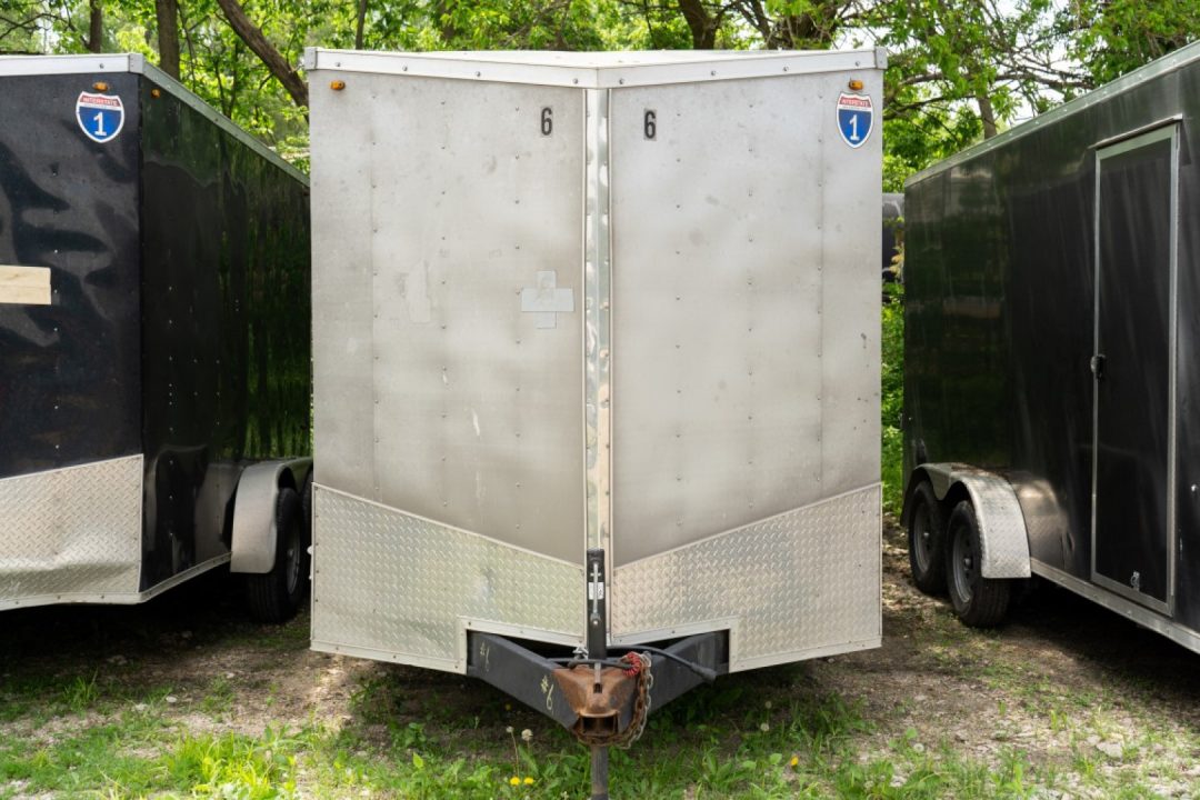 Used FOR RENT ONLY #6 7x18 Interstate Cargo Trailer