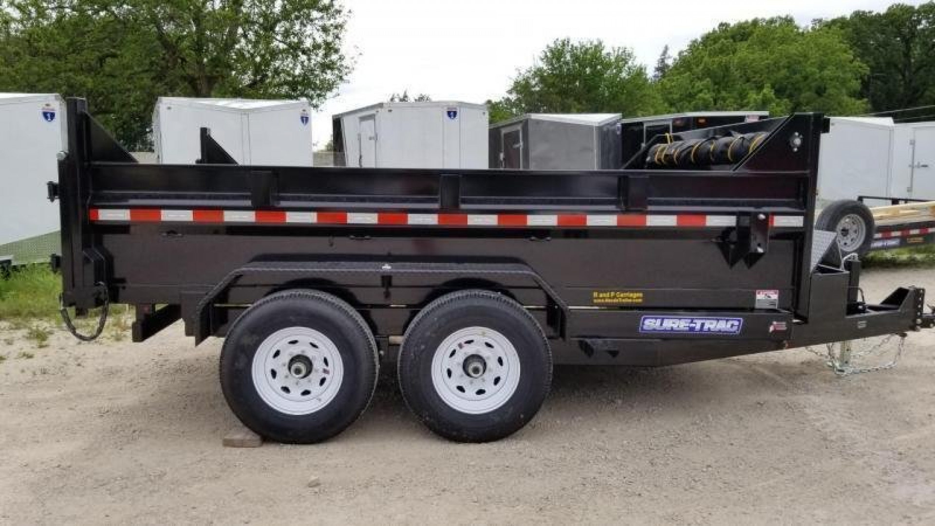 New 2026 Sure-Trac 82x12 Telescopic Dump Trailer