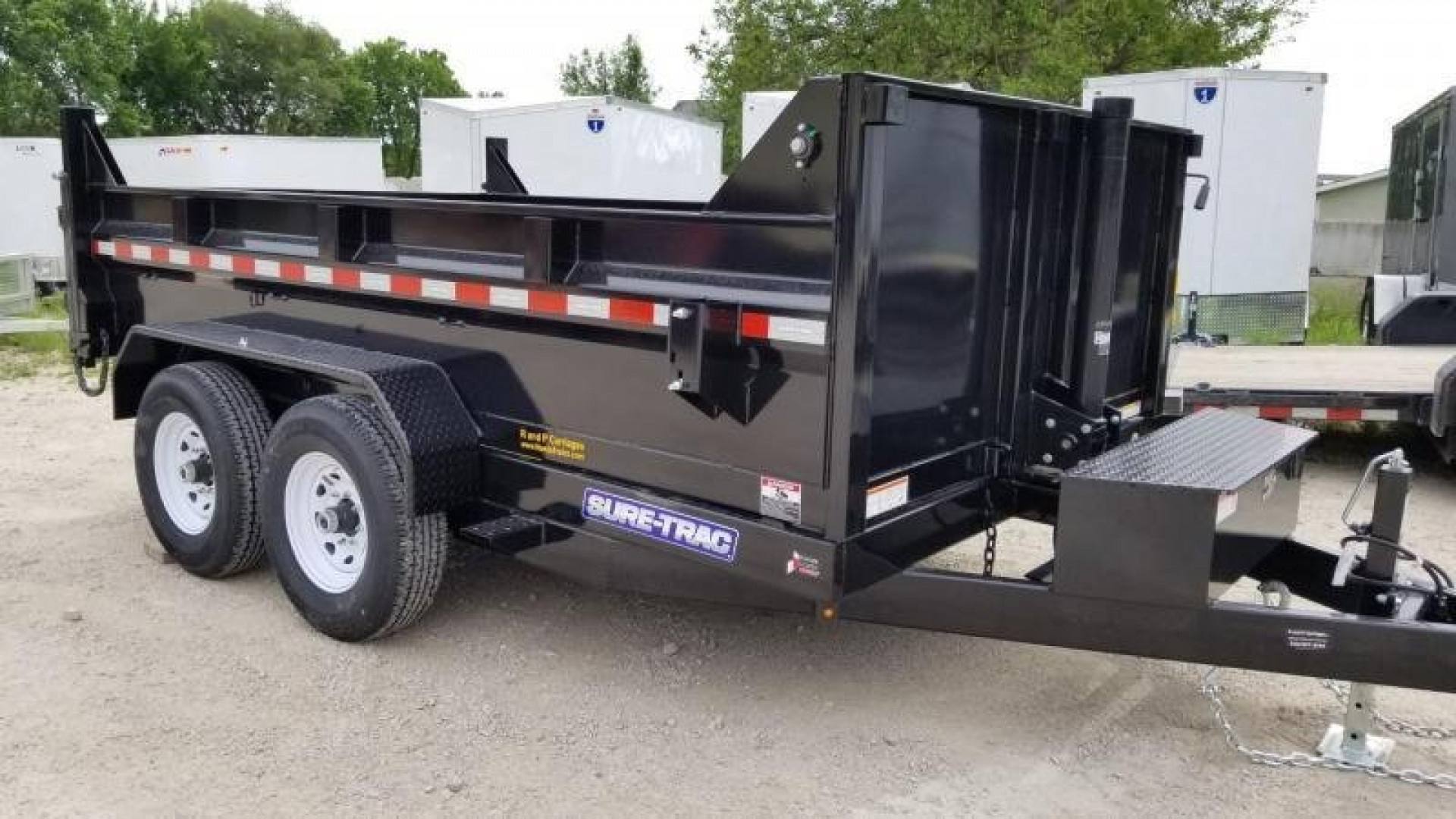 New 2026 Sure-Trac 82x12 Telescopic Dump Trailer