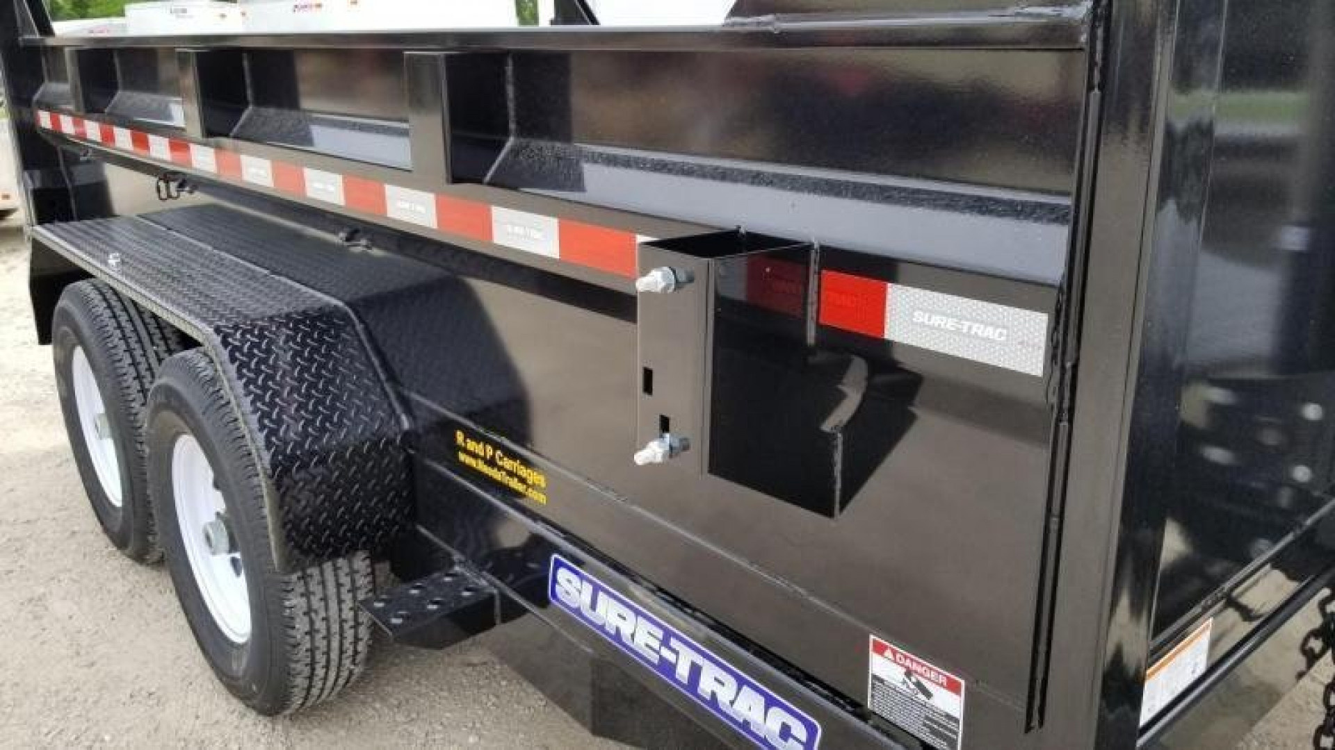New 2026 Sure-Trac 82x12 Telescopic Dump Trailer