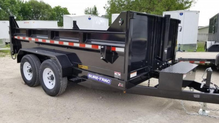 New 2026 Sure-Trac 82x12 Telescopic Dump Trailer
