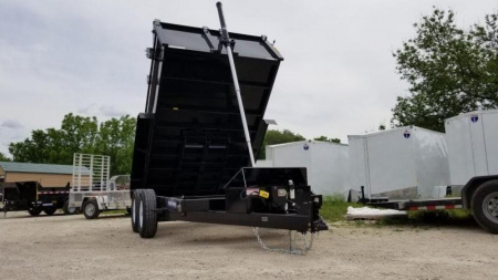 New 2026 Sure-Trac 82x12 Telescopic Dump Trailer Dump Trailer