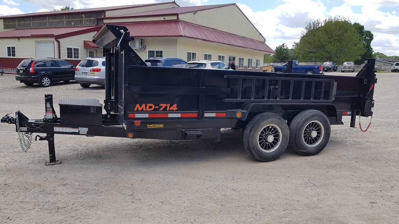 New 2026 MEB 82x14 Telescopic Dump Trailer 14K