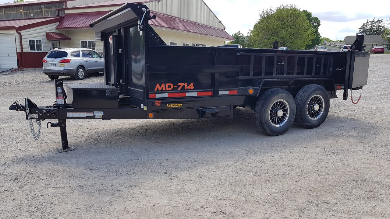 New 2026 MEB 82x14 Telescopic Dump Trailer 14K