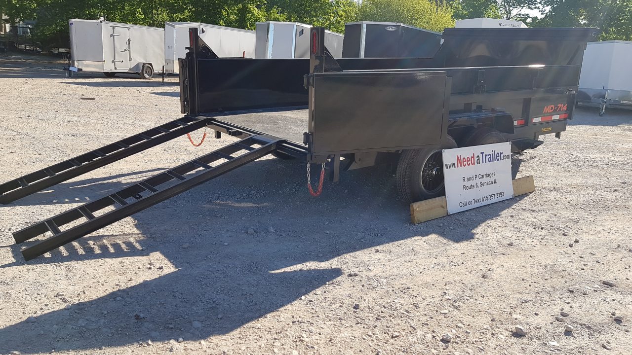 New 2026 MEB 82x14 Telescopic Dump Trailer 14K