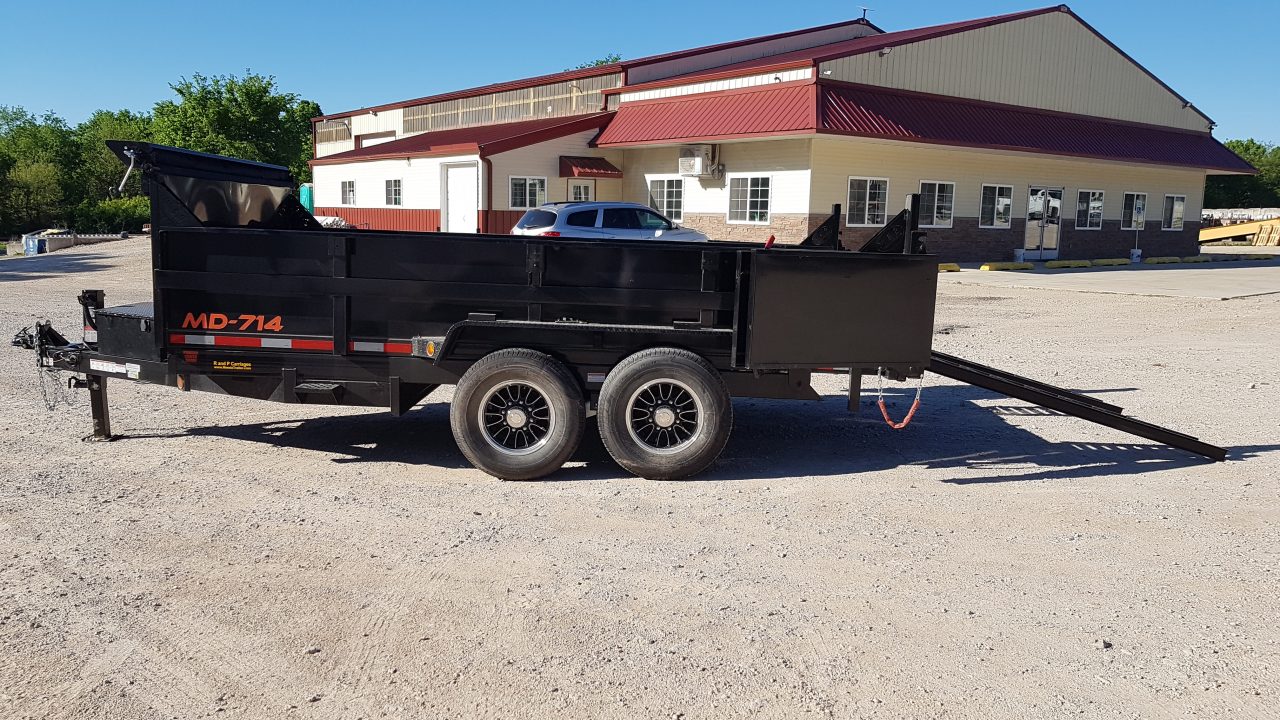 New 2026 MEB 82x14 Telescopic Dump Trailer 14K