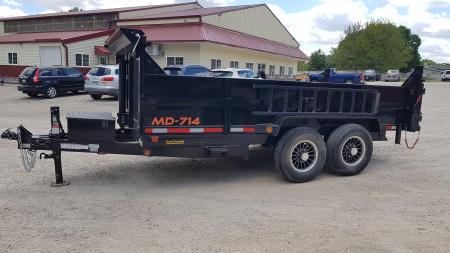 New 2026 MEB 82x14 Telescopic Dump Trailer 14K