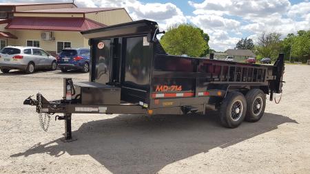 New 2026 MEB 82x14 Telescopic Dump Trailer 14K