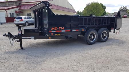 New 2026 MEB 82x14 Telescopic Dump Trailer 14K