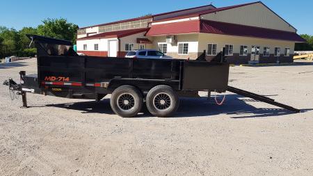 New 2026 MEB 82x14 Telescopic Dump Trailer 14K