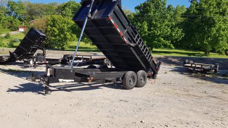 New 2026 MEB 82x14 Telescopic Dump Trailer 14K