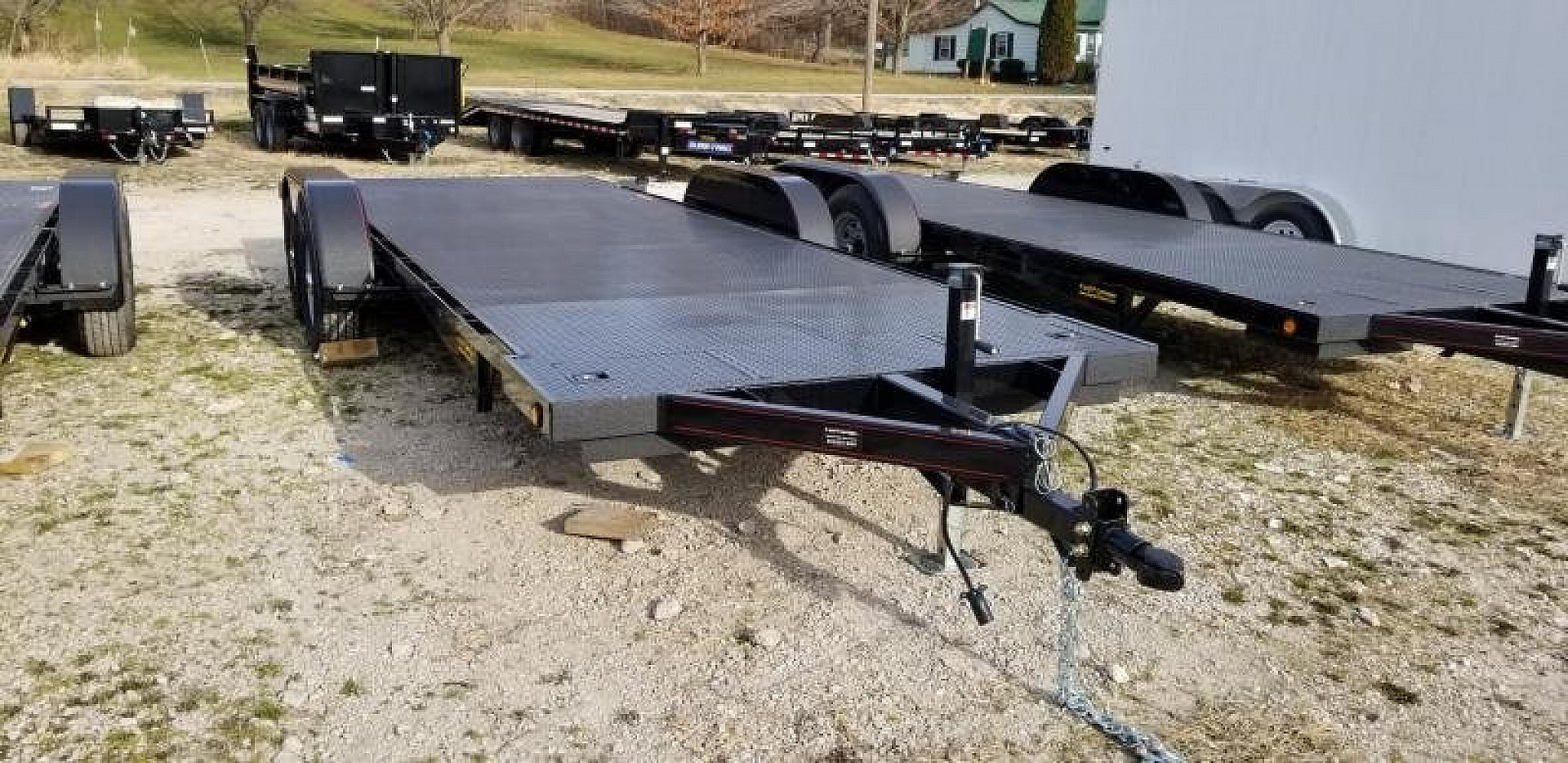 New 2025 10K Kwik Load Trailers 7x20 Steel Texas Rollback Auto Hauler Trailer / Racing Trailer